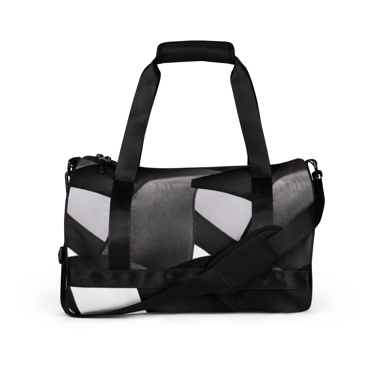Crafted from durable 100% polyester and featuring sturdy, water-resistant fabric, this gym bag from beats.cali. combines fun with functionality. Perfect for stashing your workout essentials, it comes equipped with plenty of pockets to keep you organized. The fabric weight of 9.91 oz/yd² (336 g/m²) ensures durability.
