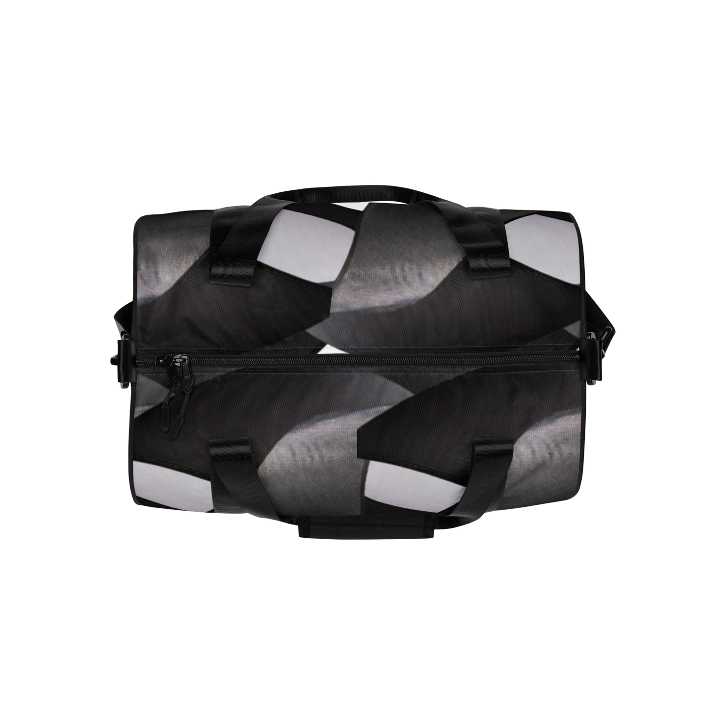 Crafted from durable 100% polyester and featuring sturdy, water-resistant fabric, this gym bag from beats.cali. combines fun with functionality. Perfect for stashing your workout essentials, it comes equipped with plenty of pockets to keep you organized. The fabric weight of 9.91 oz/yd² (336 g/m²) ensures durability.