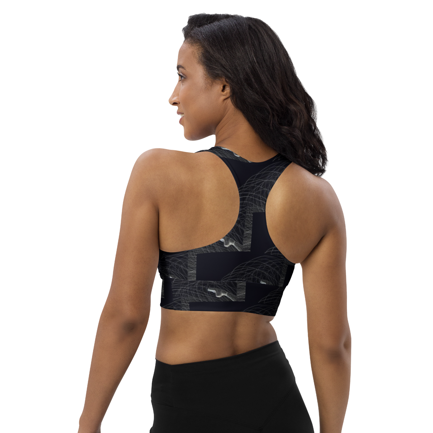 Longline sports bra