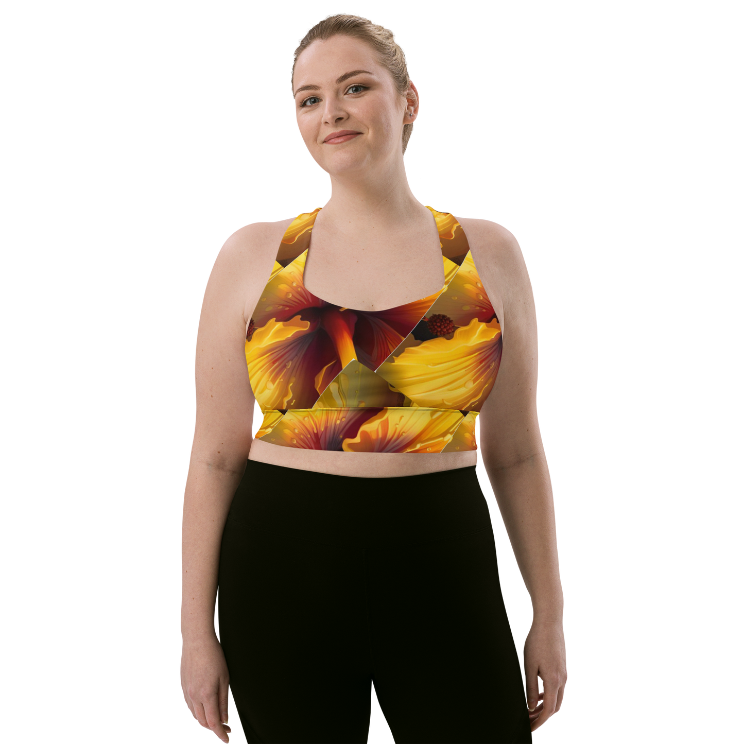 Longline sports bra