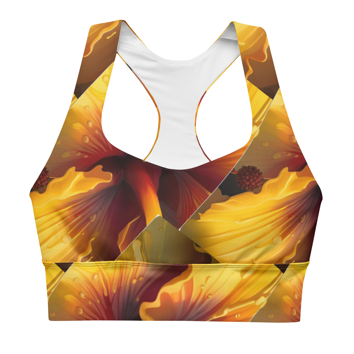 Longline sports bra
