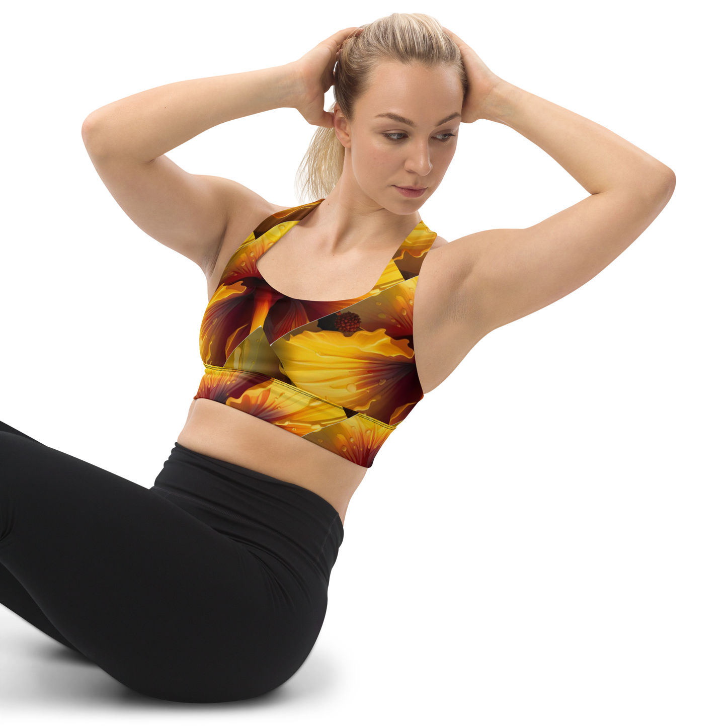 Longline sports bra