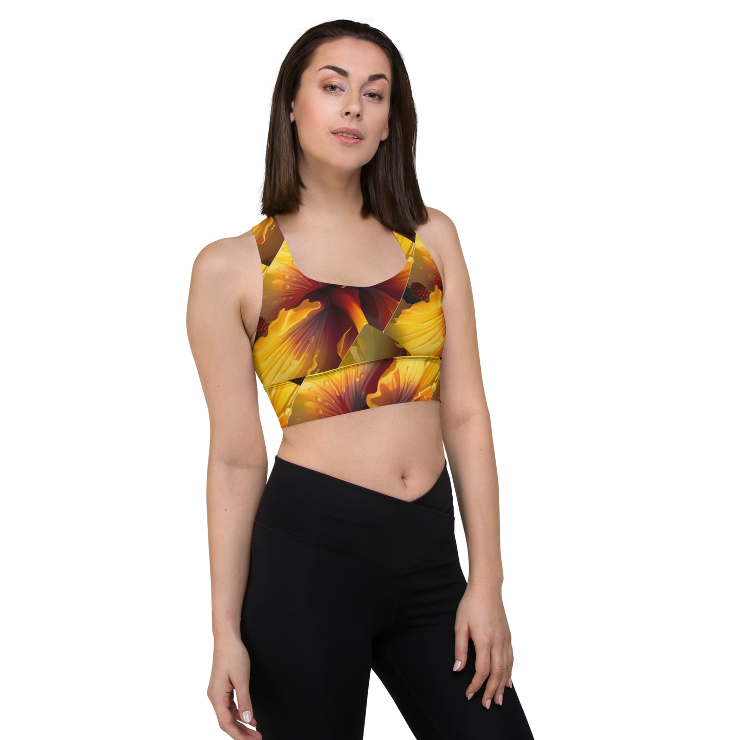 Longline sports bra
