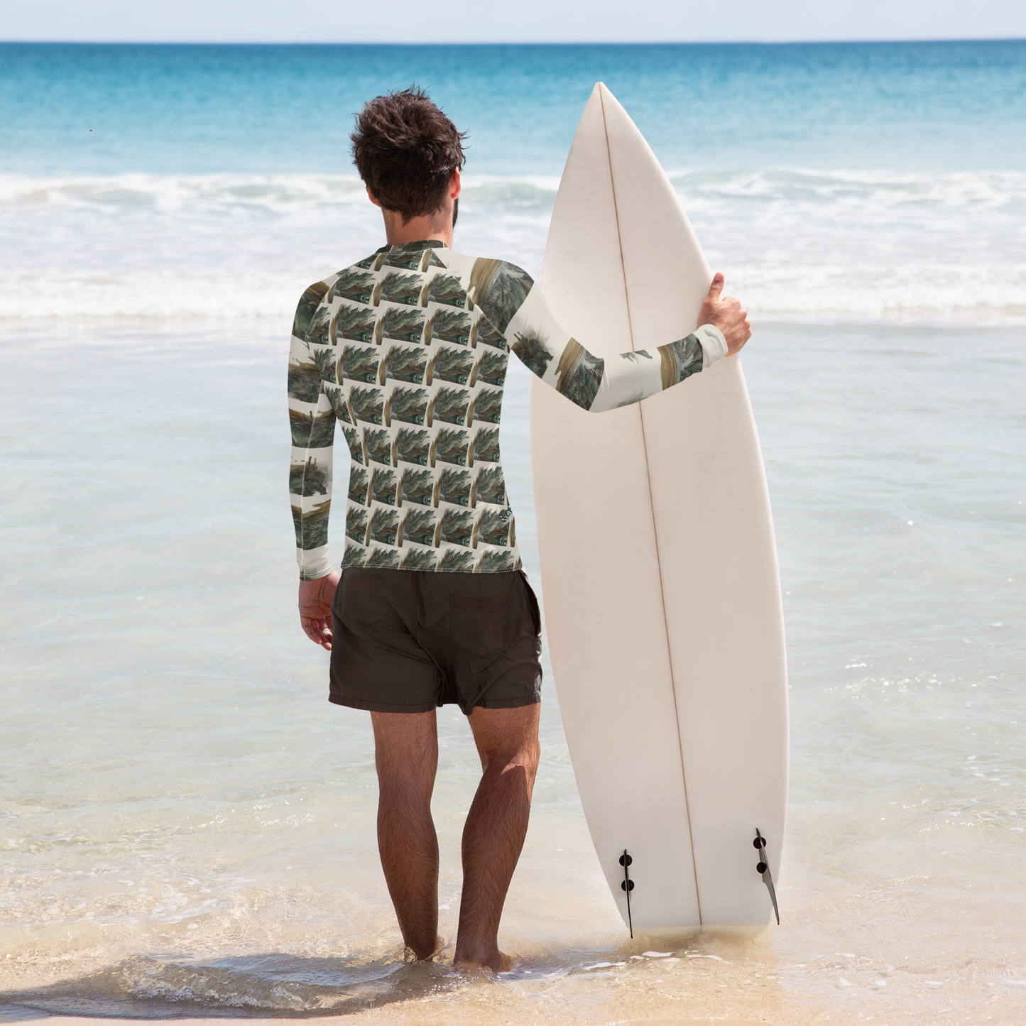 Constructed from 82% polyester and 18% spandex, this rash guard features a soft, four-way stretch fabric that contours perfectly to your body, thus providing unmatched comfort during all activities. Engage confidently; with your skin safeguarded against damaging UV rays, its UPF 50+ protection ensures that ultimate protection. With flat ergonomic seams and cover stitching, beats.cali’s rash guards are built for endurance, letting you concentrate on your performance without concern for wear and tear.