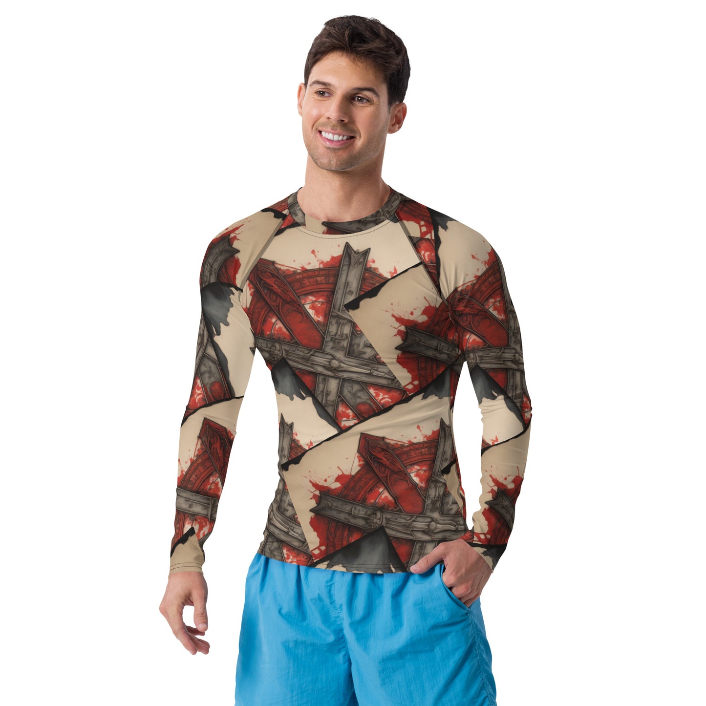Constructed from 82% polyester and 18% spandex, this rash guard features a soft, four-way stretch fabric that contours perfectly to your body, thus providing unmatched comfort during all activities. Engage confidently; with your skin safeguarded against damaging UV rays, its UPF 50+ protection ensures that ultimate protection. With flat ergonomic seams and cover stitching, beats.cali’s rash guards are built for endurance, letting you concentrate on your performance without concern for wear and tear.