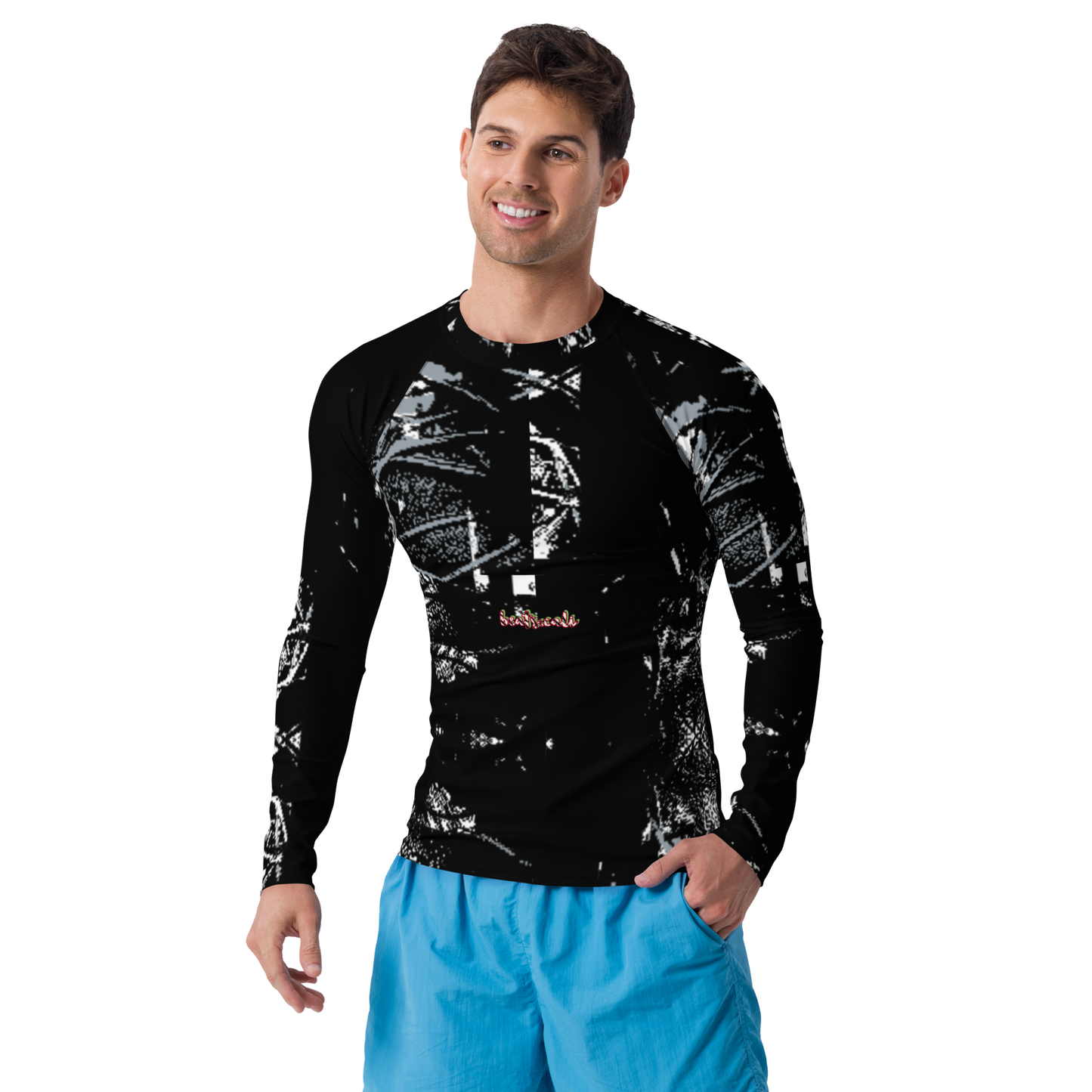 Constructed from 82% polyester and 18% spandex, this rash guard features a soft, four-way stretch fabric that contours perfectly to your body, thus providing unmatched comfort during all activities. Engage confidently; with your skin safeguarded against damaging UV rays, its UPF 50+ protection ensures that ultimate protection. With flat ergonomic seams and cover stitching, beats.cali’s rash guards are built for endurance, letting you concentrate on your performance without concern for wear and tear.