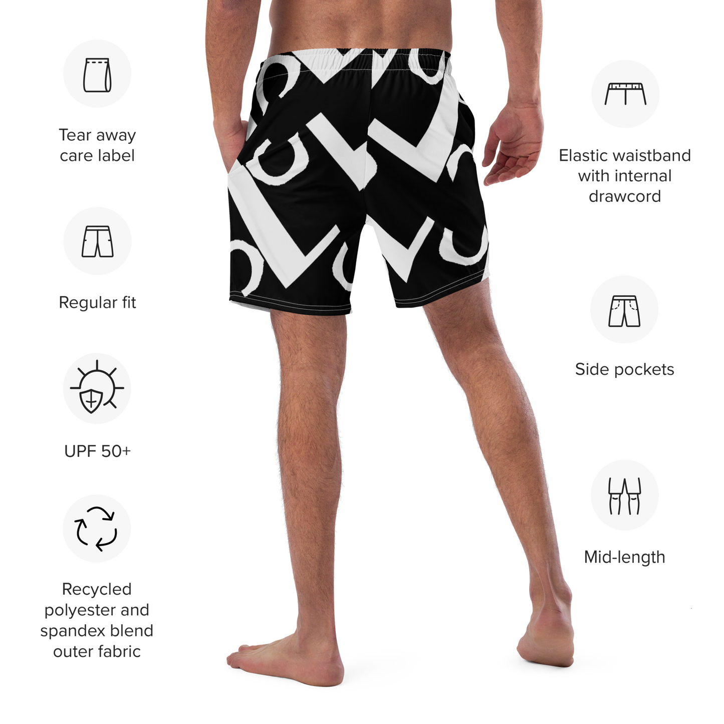 Men's swim trunks