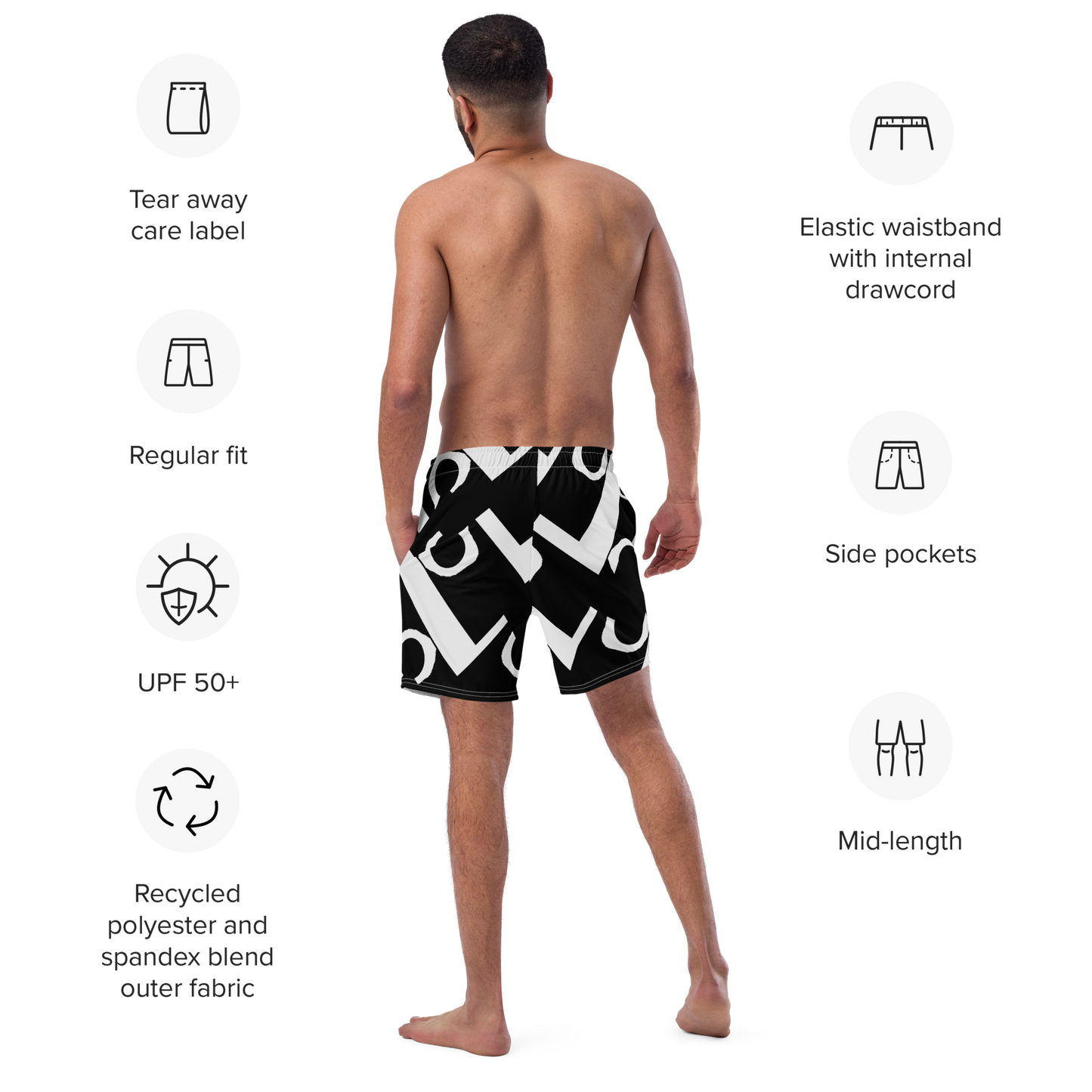 Men's swim trunks