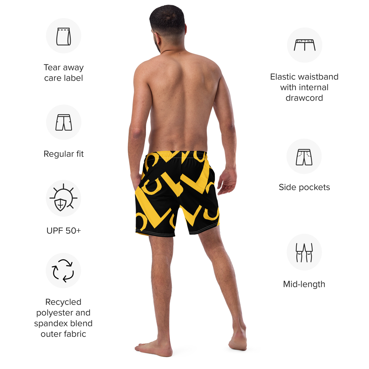 Men's swim trunks