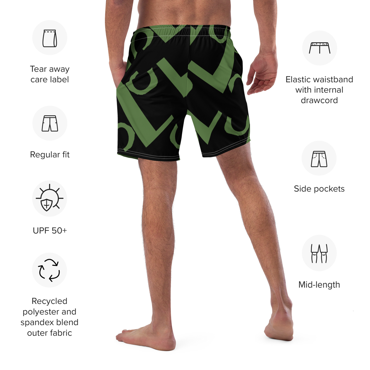 Men's swim trunks