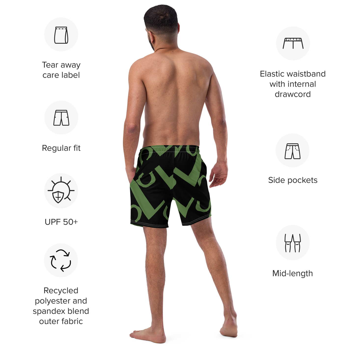 Men's swim trunks
