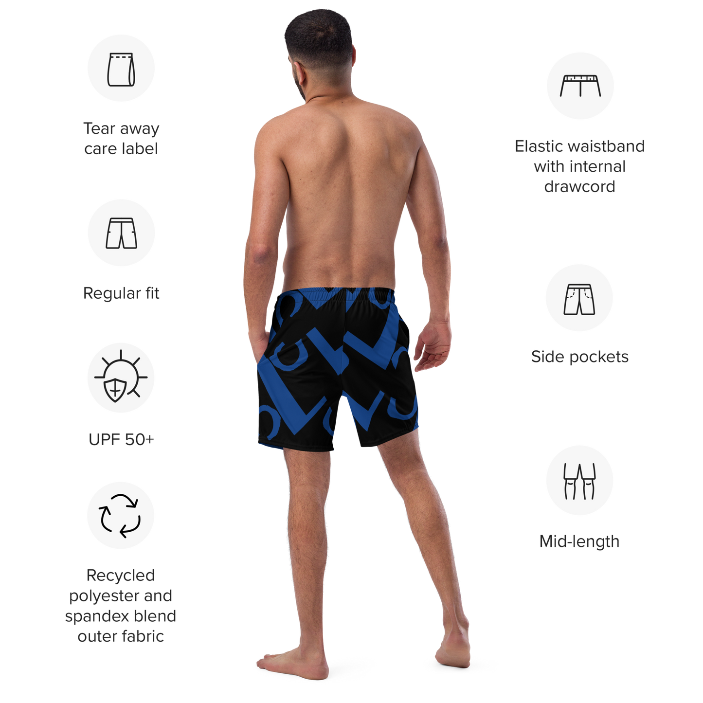 Men's swim trunks