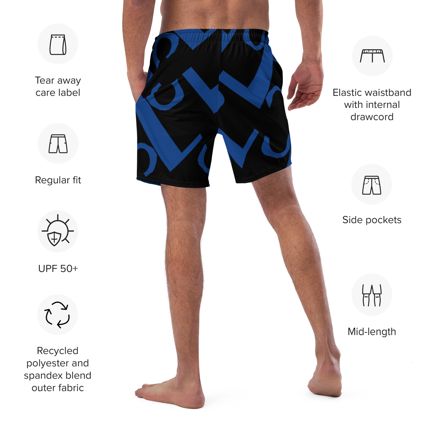 Men's swim trunks