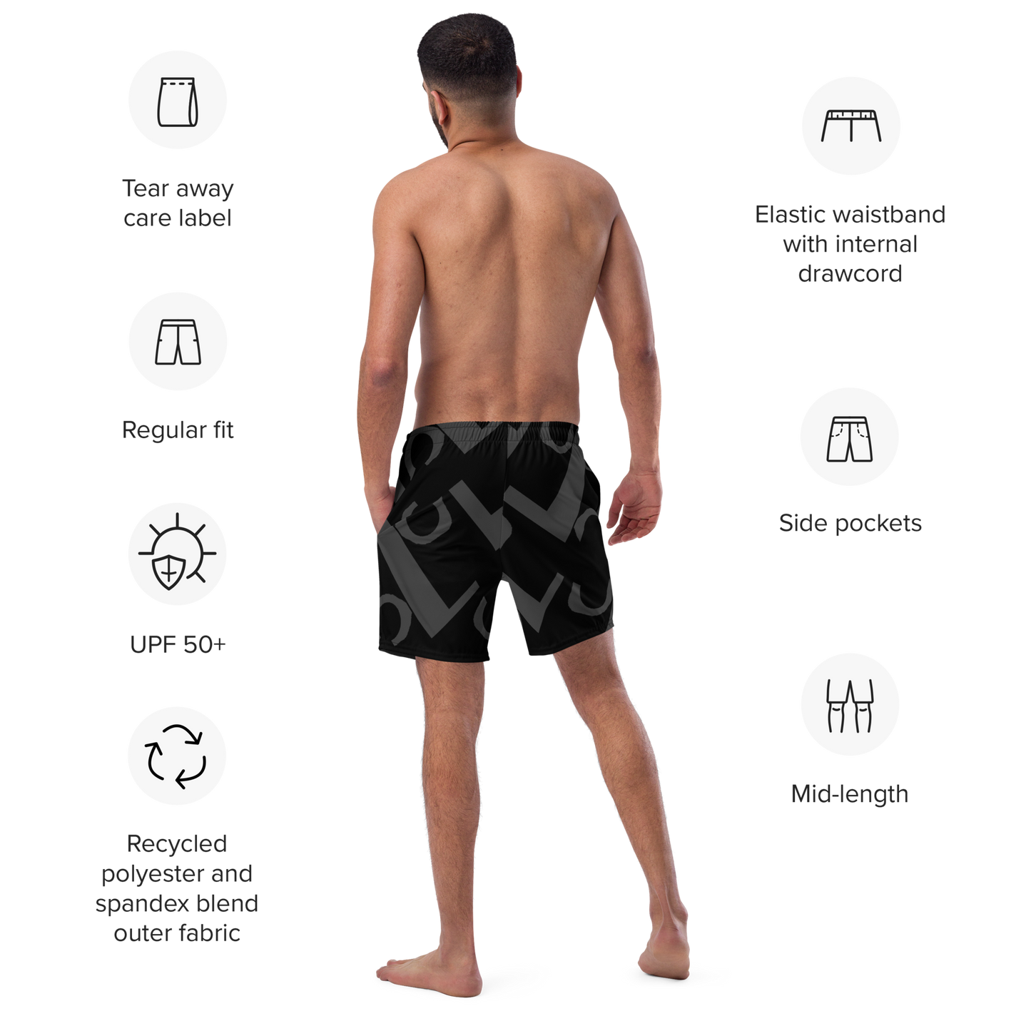 Men's swim trunks