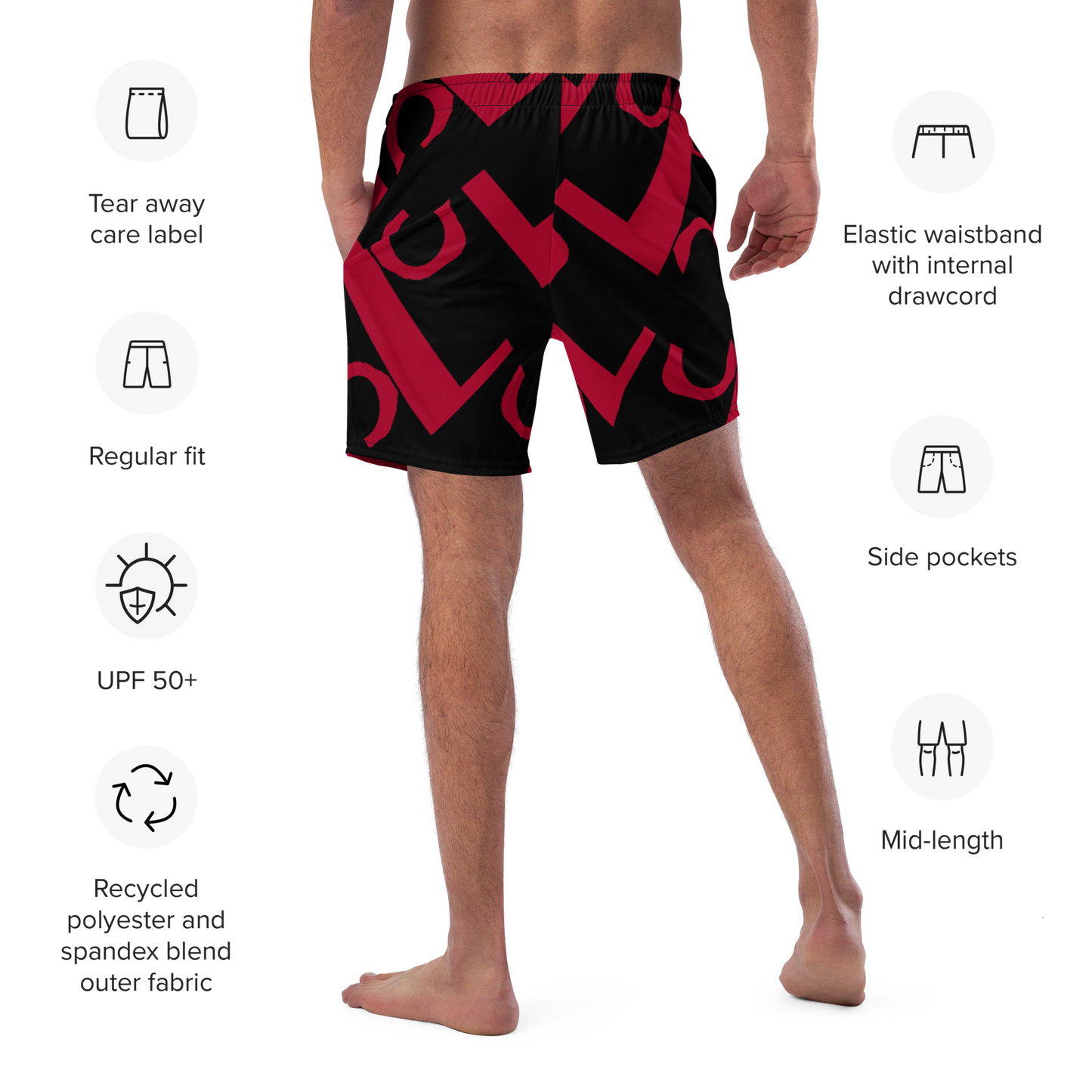 Men's swim trunks