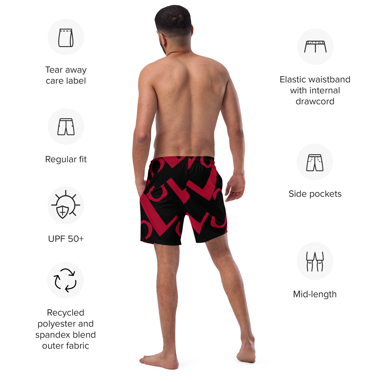 Men's swim trunks