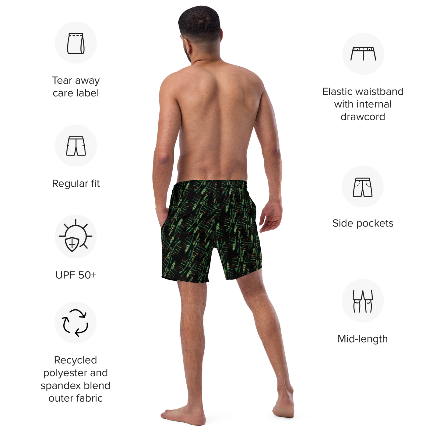 Men's swim trunks