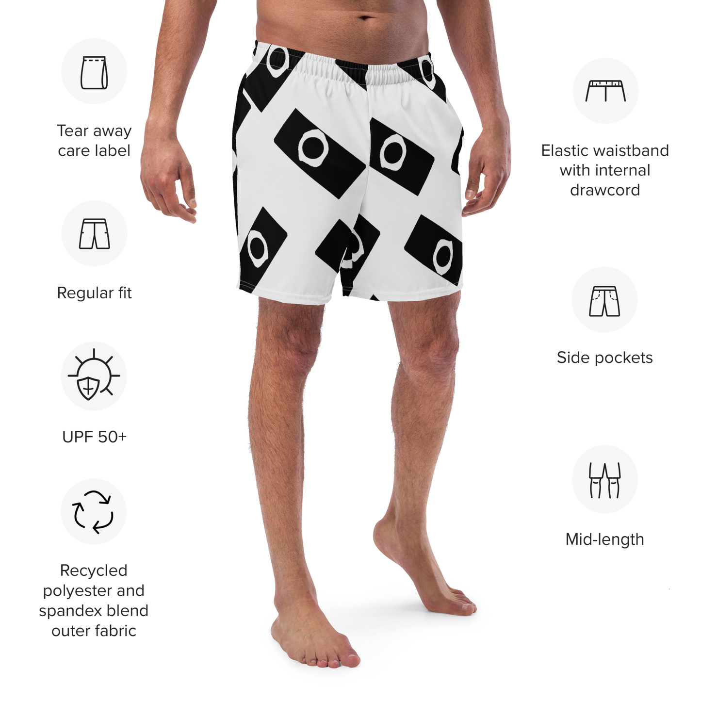 Men's swim trunks