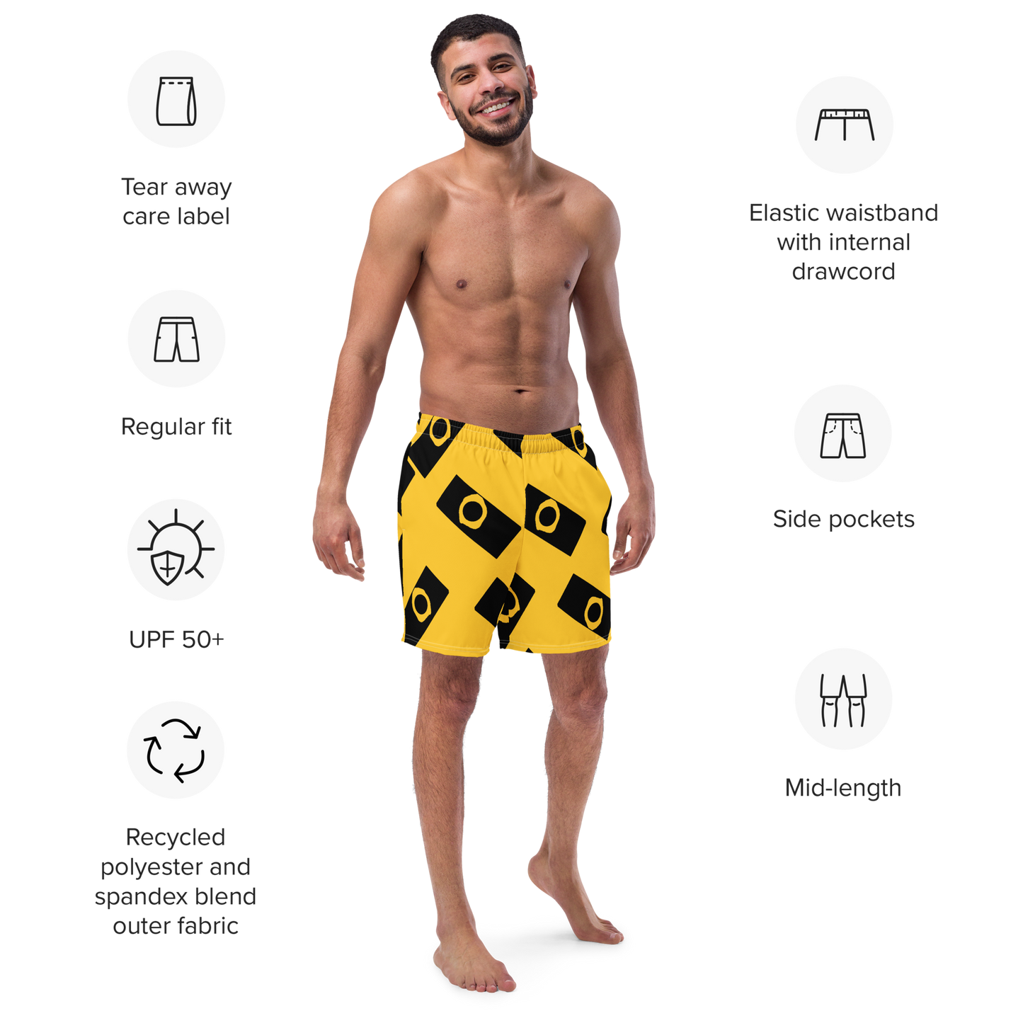 Men's swim trunks