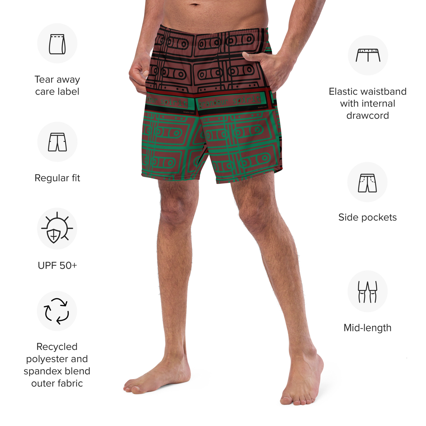 Men's swim trunks