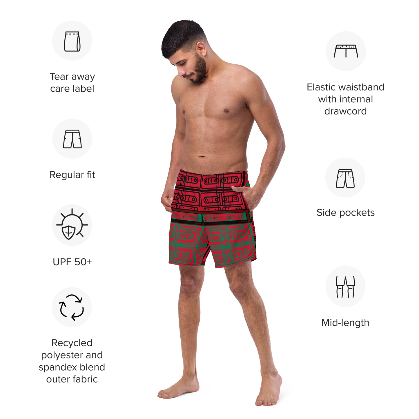 Men's swim trunks