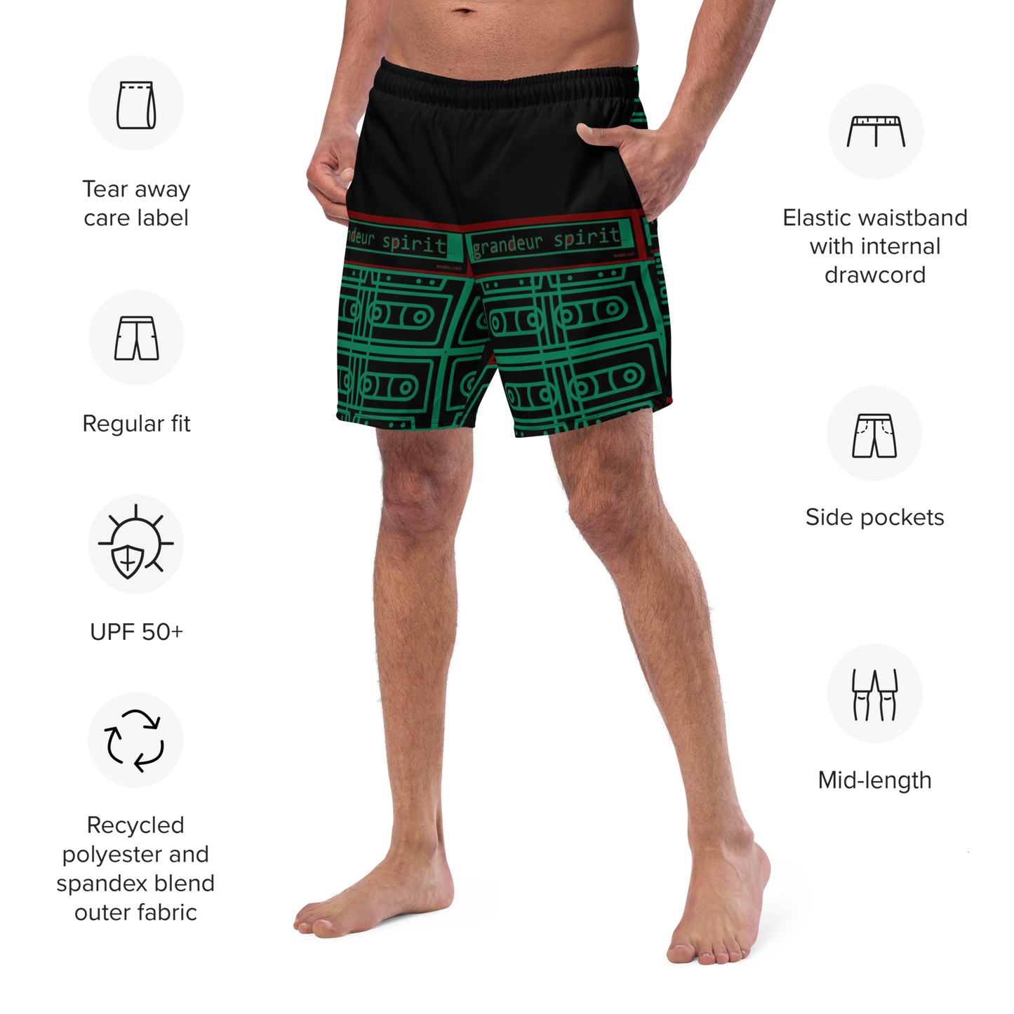 Men's swim trunks