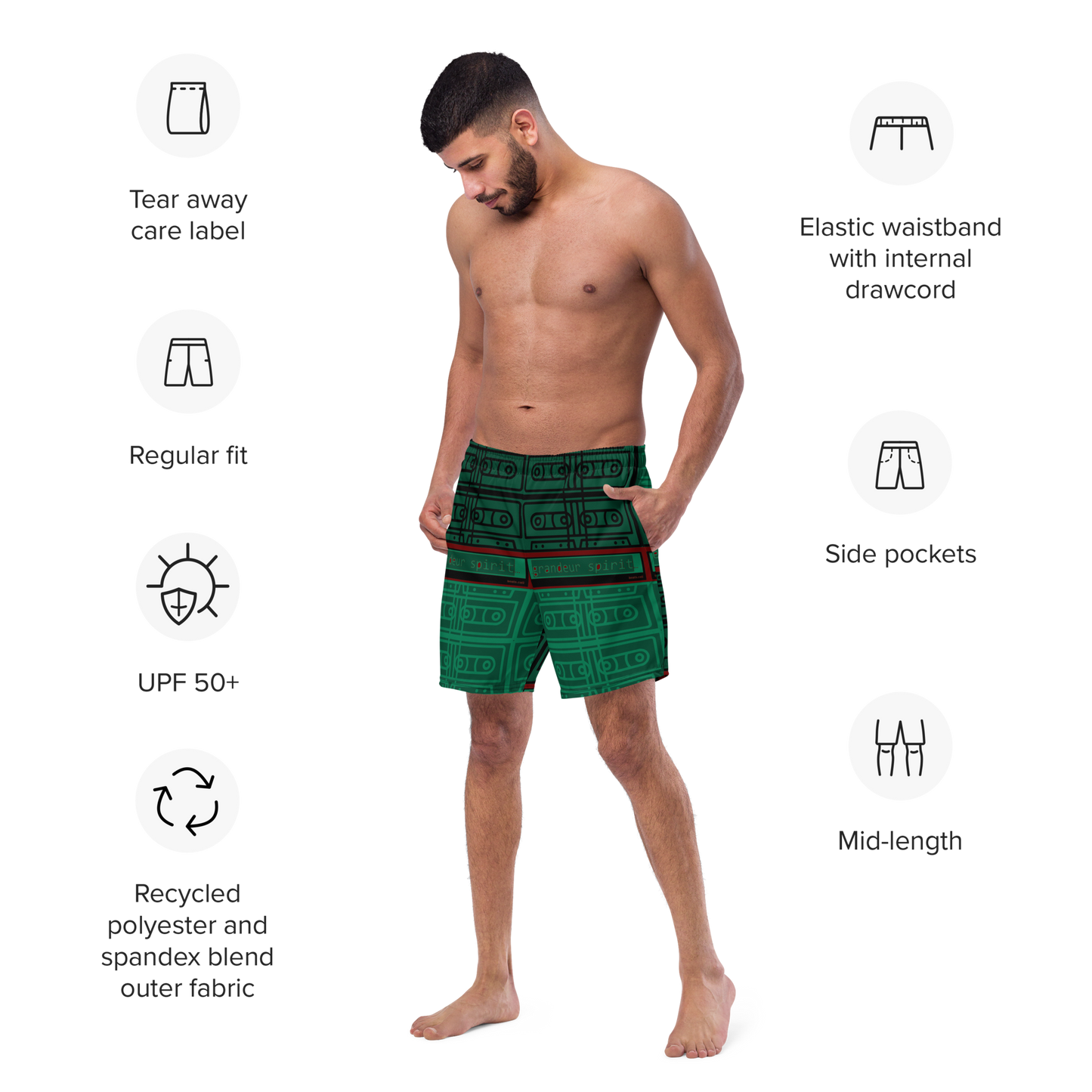 Men's swim trunks
