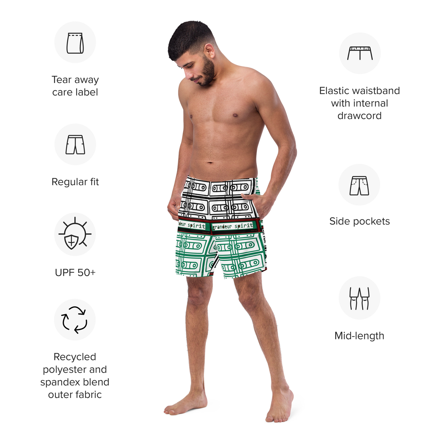 Men's swim trunks