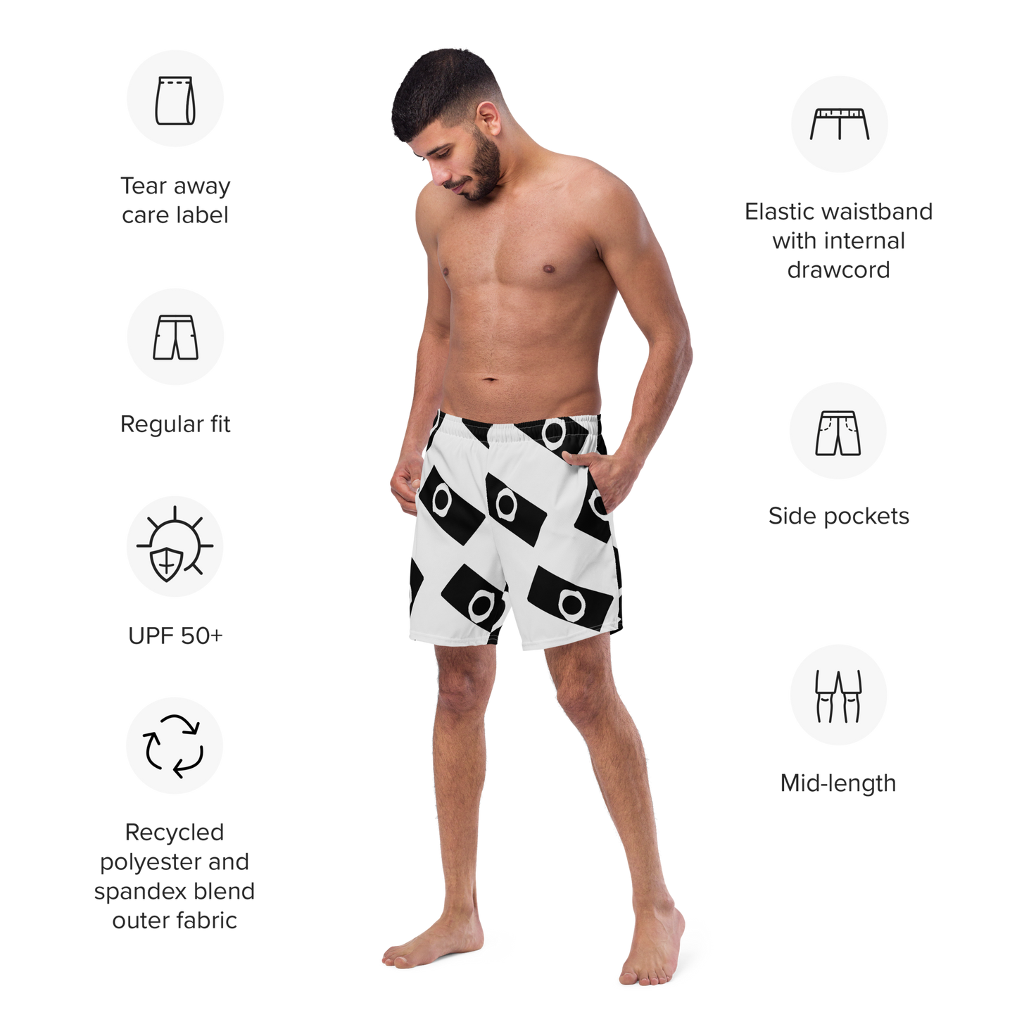 Men's swim trunks