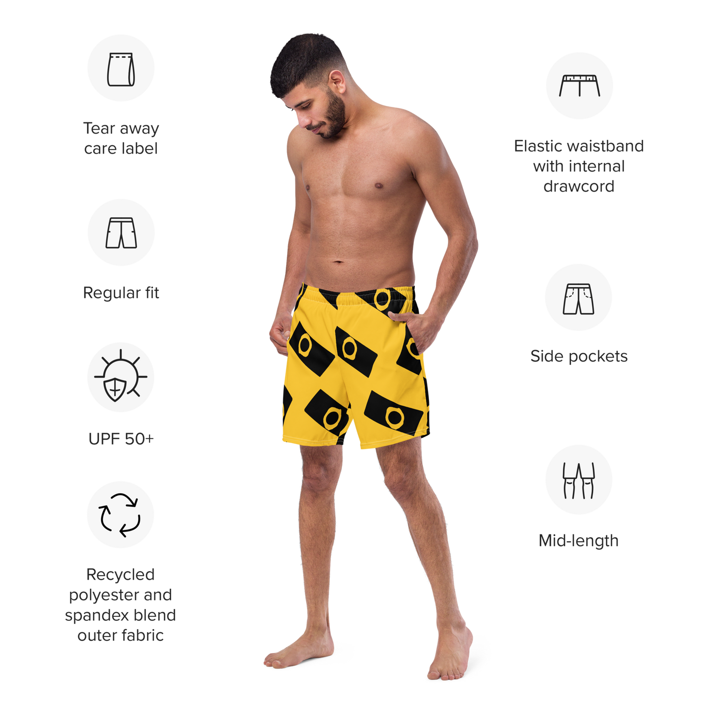 Men's swim trunks