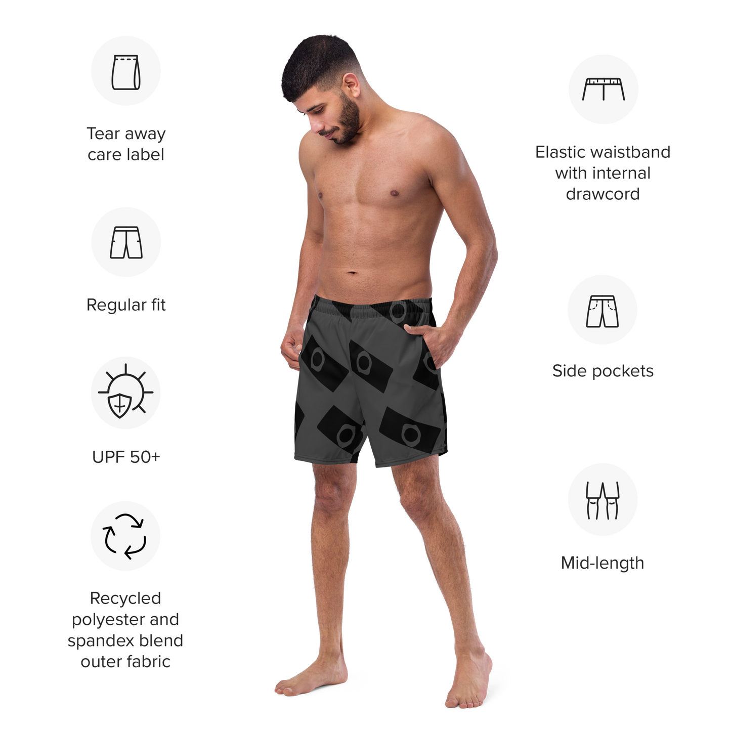 Men's swim trunks