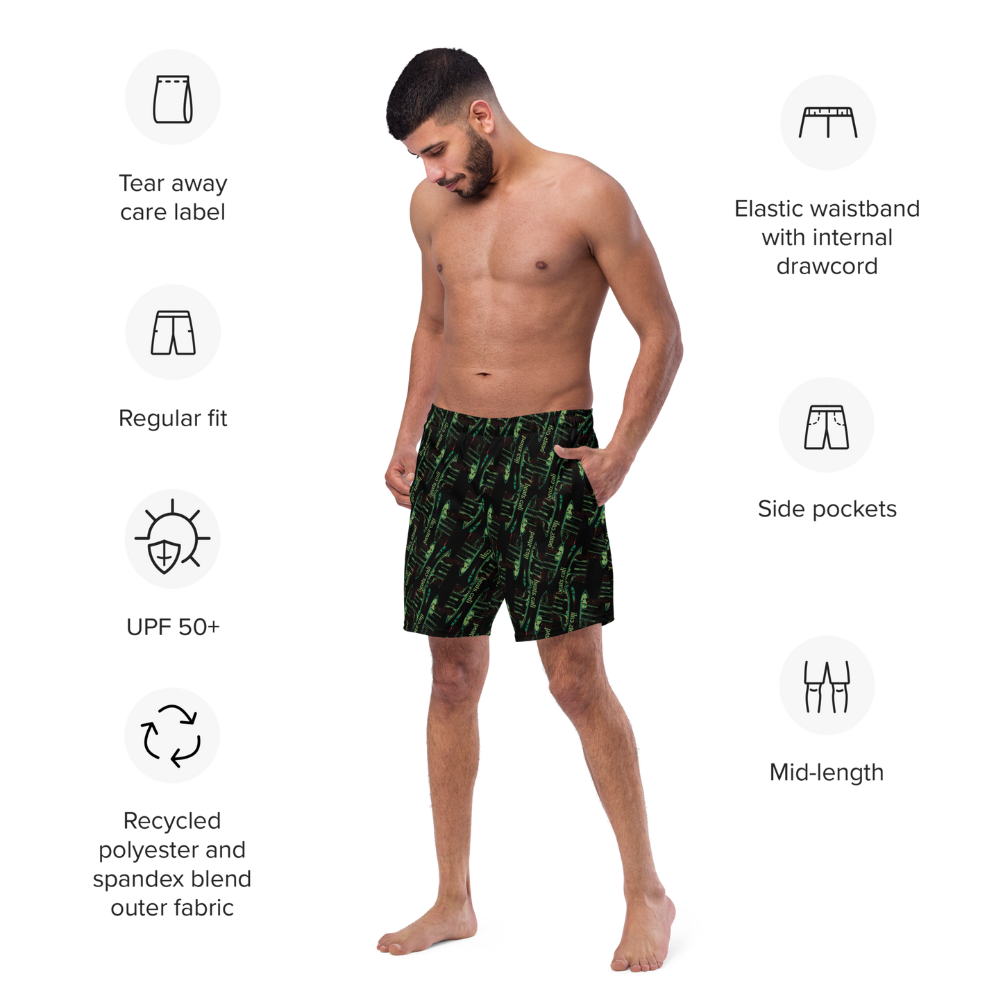 Men's swim trunks