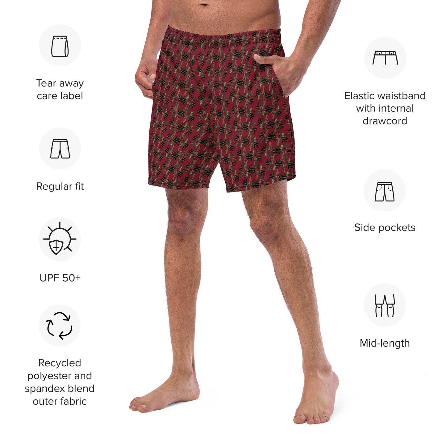 Men's swim trunks