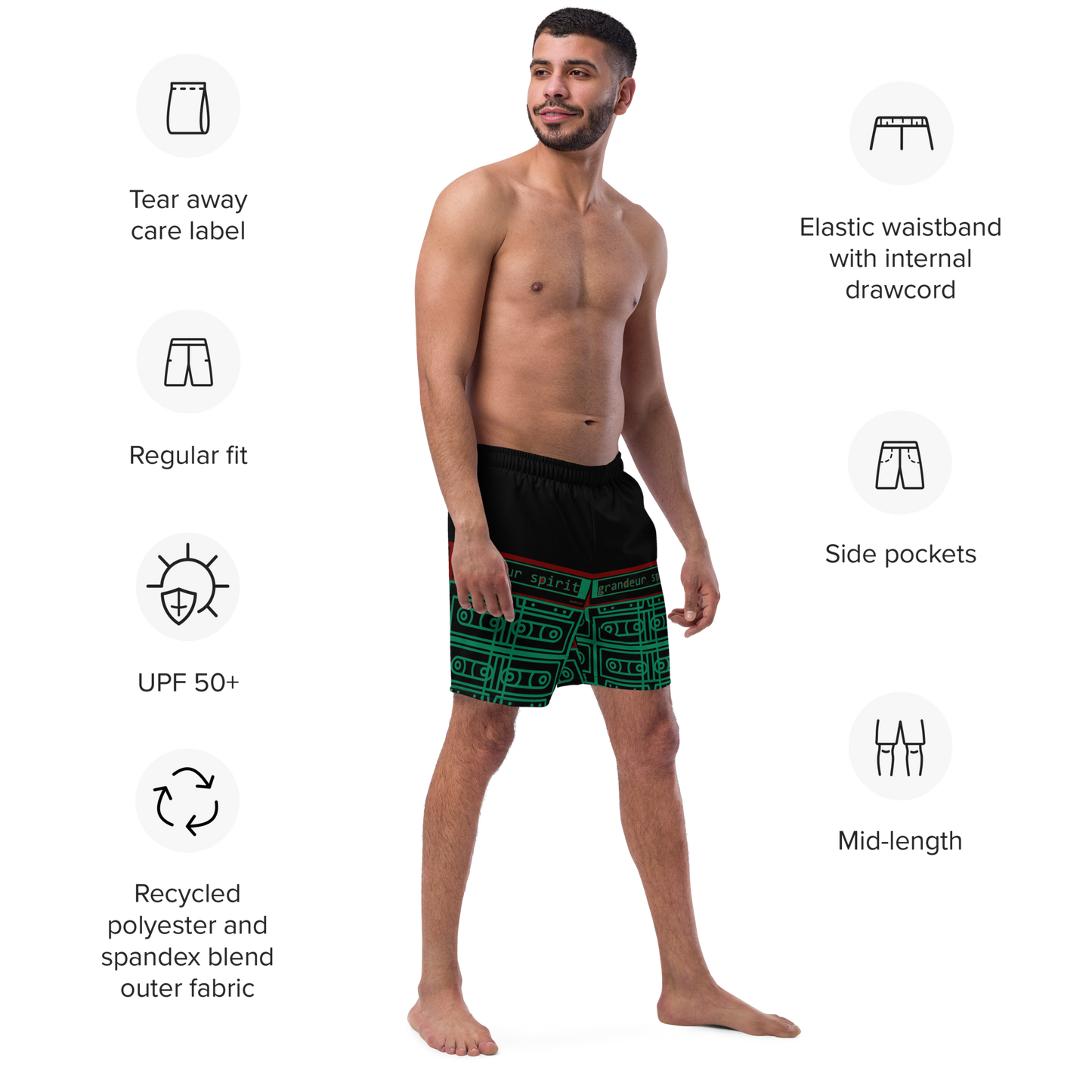 Men's swim trunks