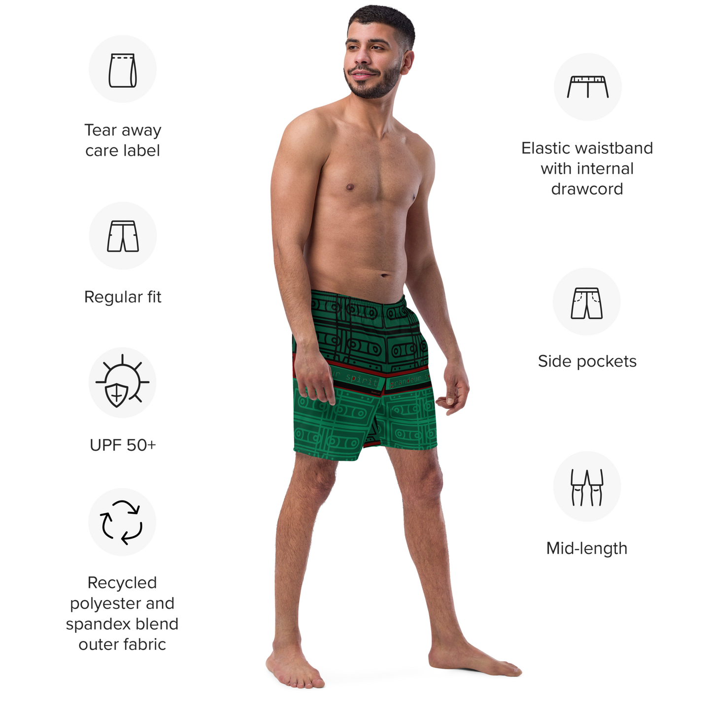 Men's swim trunks