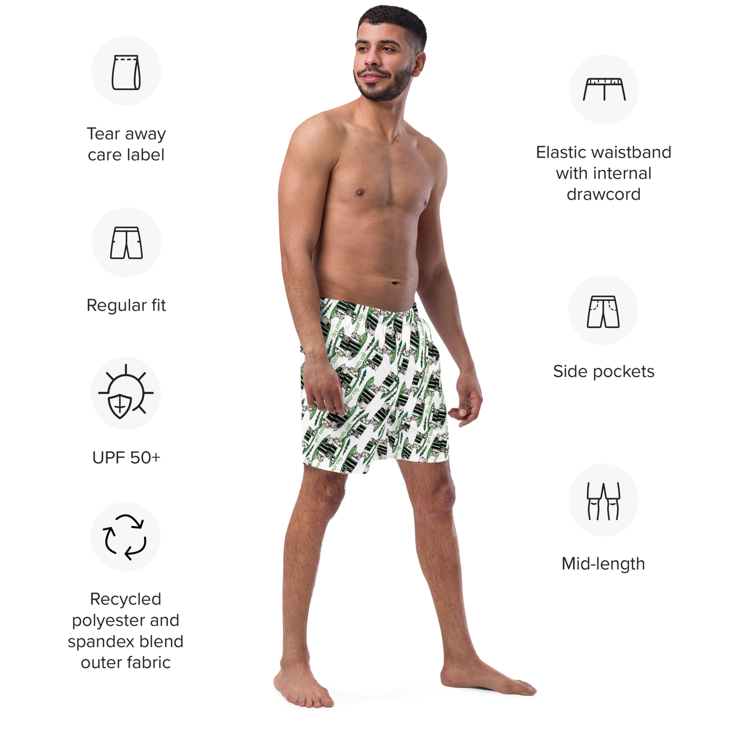 Men's swim trunks
