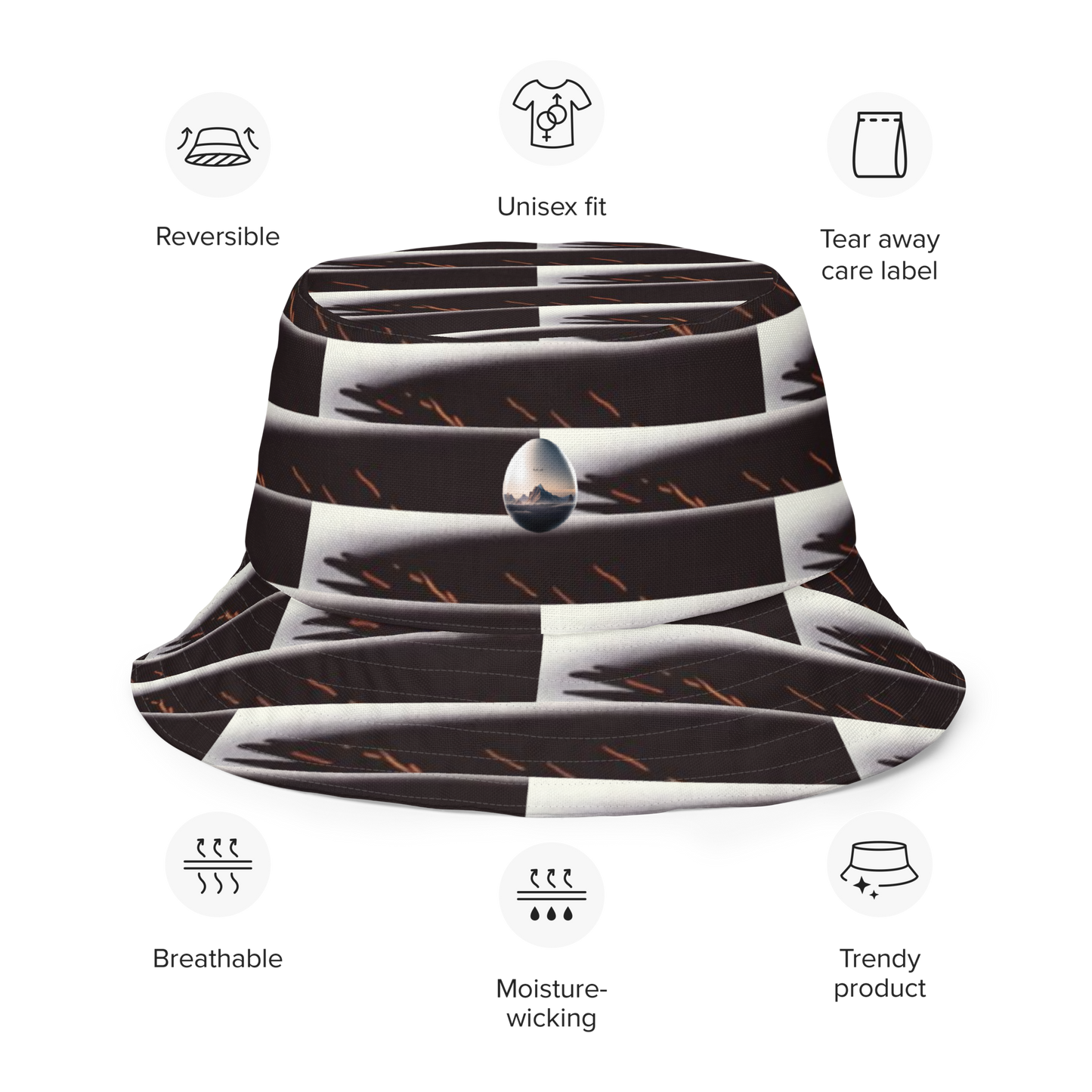 Reversible bucket hat