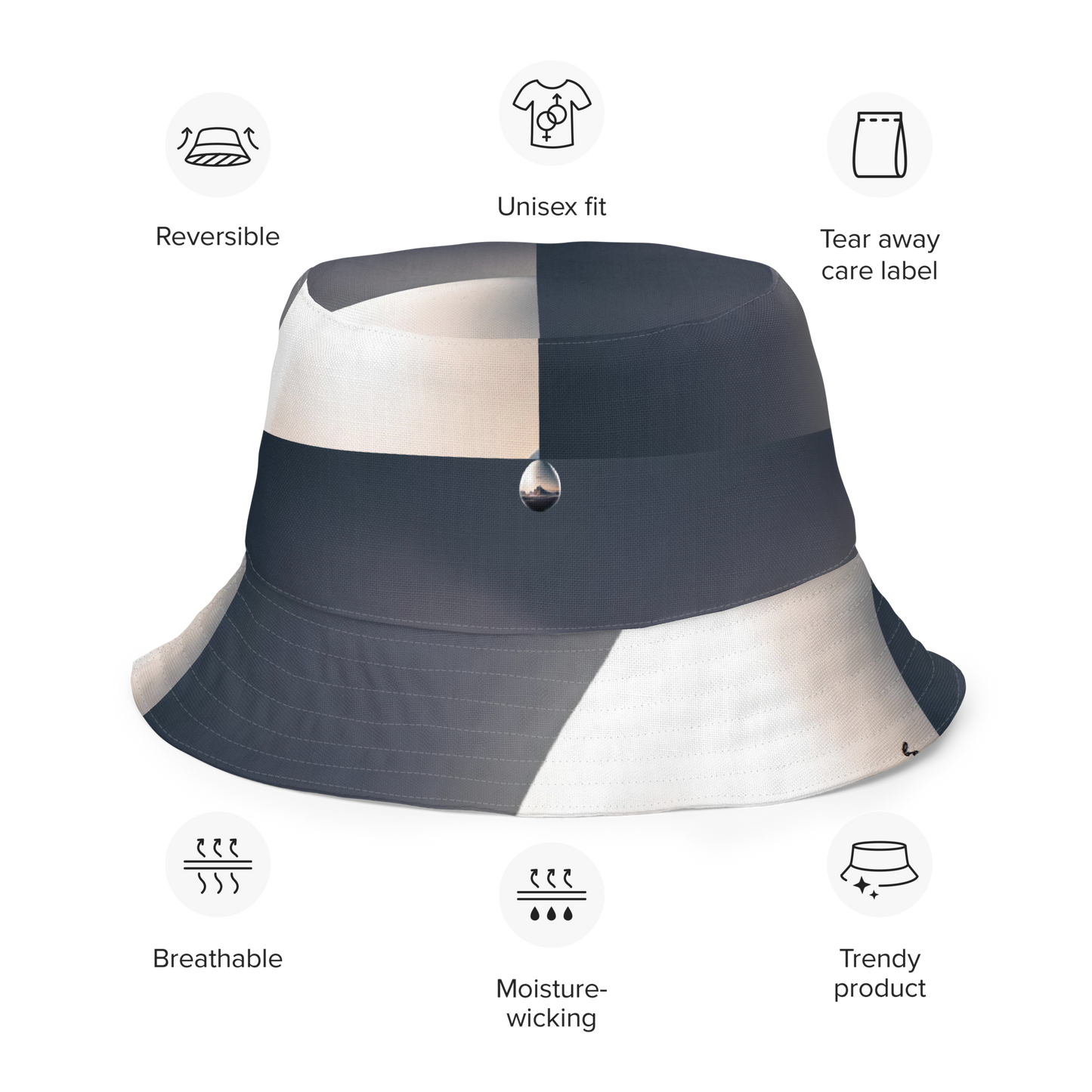 #ARTsDaily Reversible bucket hat