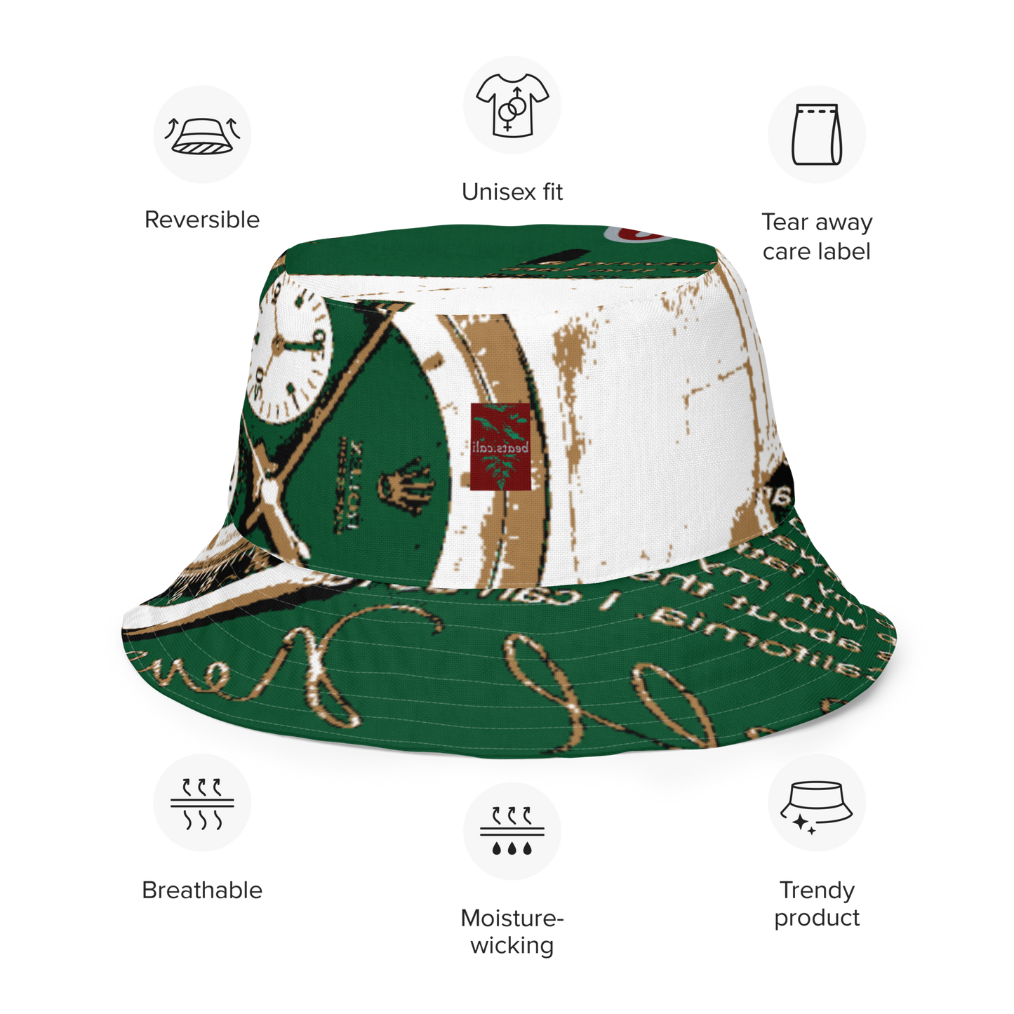 Reversible bucket hat