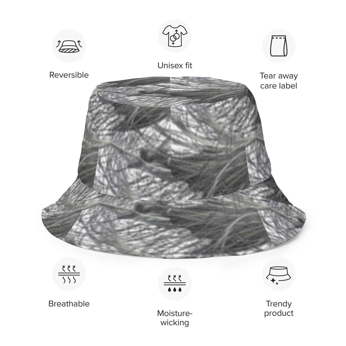 Reversible bucket hat