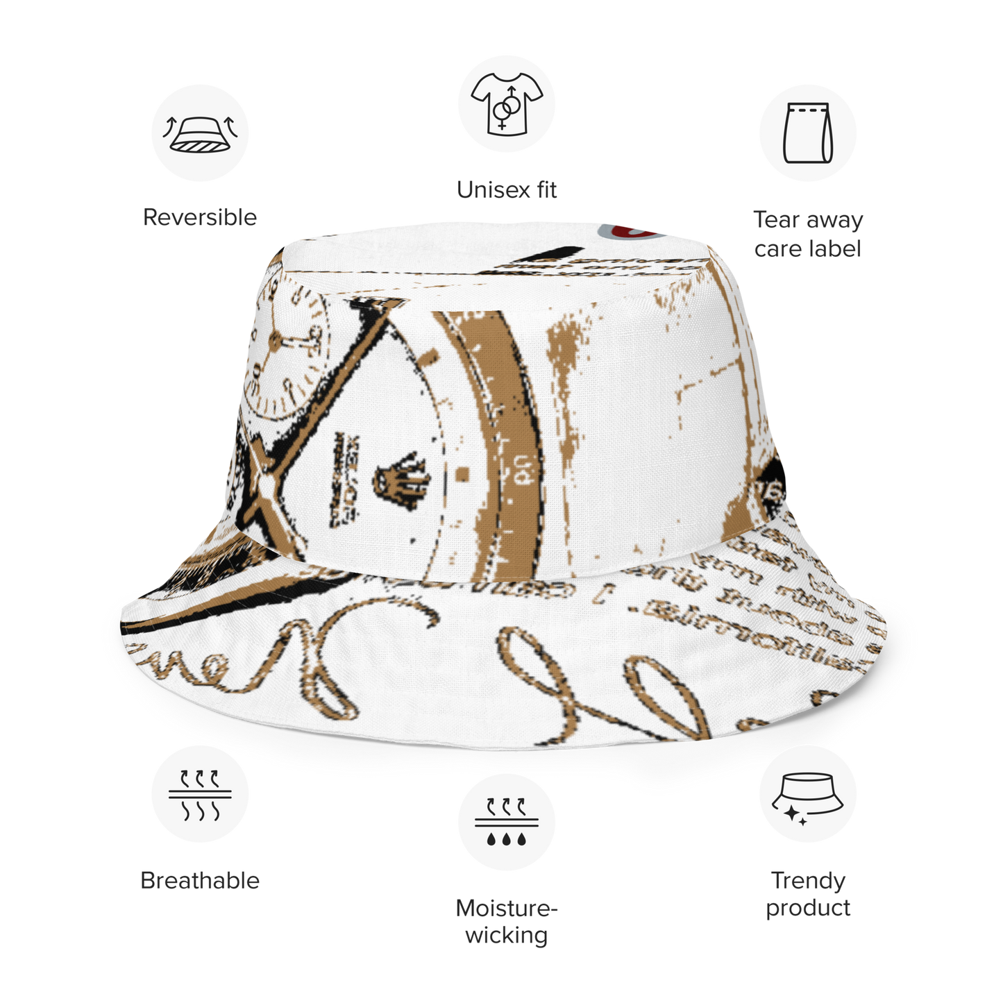 Reversible bucket hat