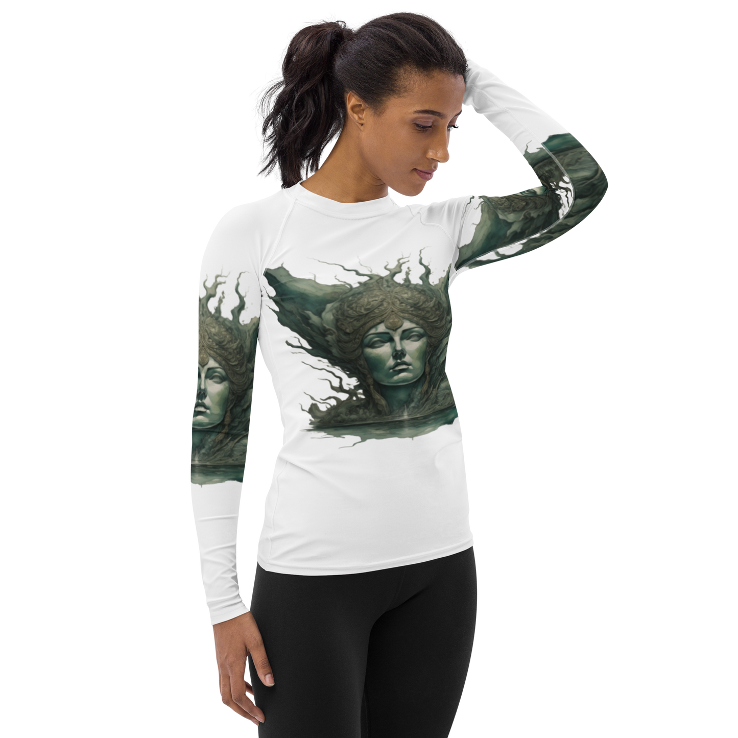 Experience the perfect fusion of artistry, functionality, and durability with our beats.cali-inspired rash guard. Meticulous construction, with reinforced seams and cover stitching, guarantees lasting quality to meet the challenges of your active life. The tailored design, with smooth ergonomic seams and an extended torso, provides comfort and coverage, focusing your mind on the sport. Featuring beats.cali's unique art-inspired design, this rash guard adds a personal touch to your athletic wardrobe.