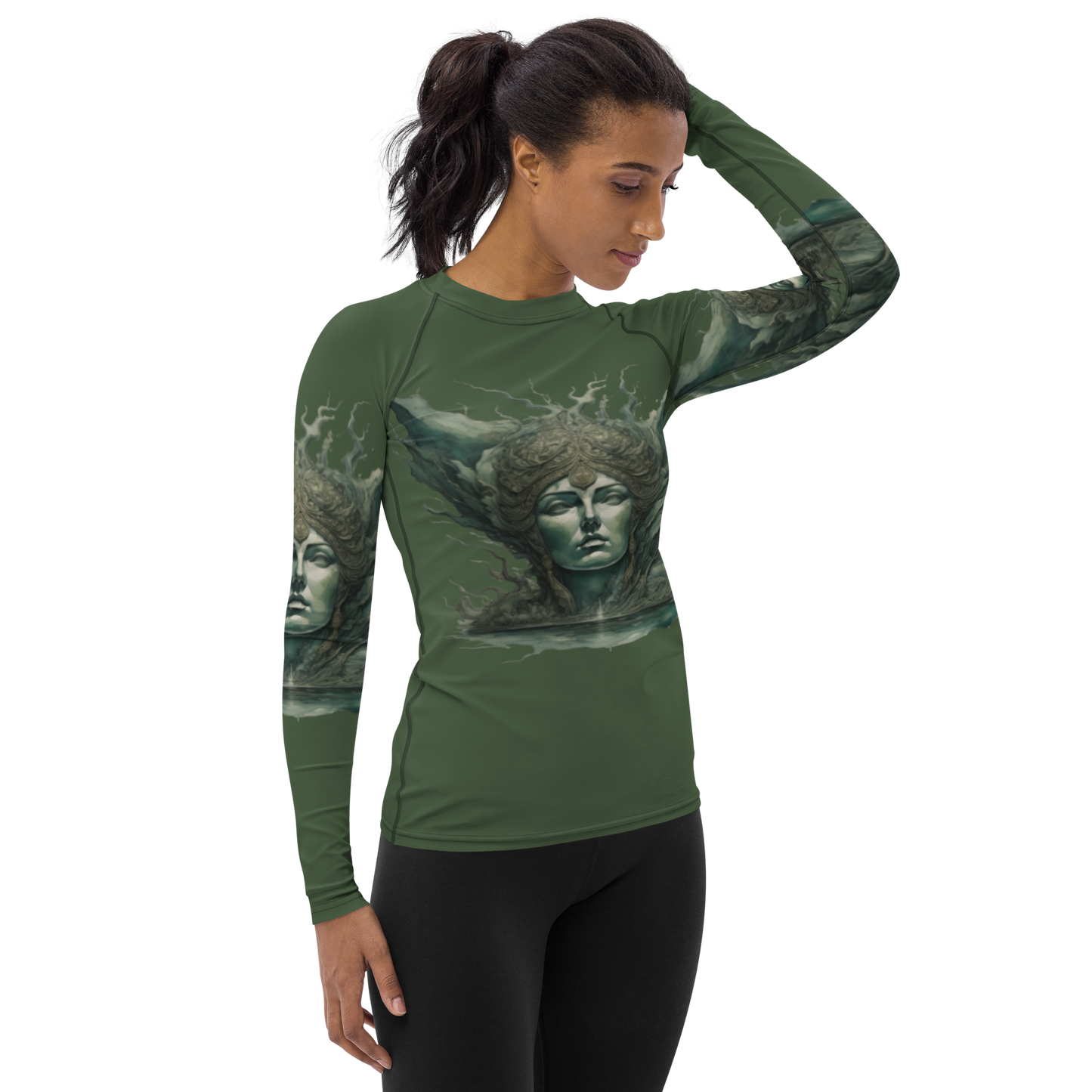 Experience the perfect fusion of artistry, functionality, and durability with our beats.cali-inspired rash guard. Meticulous construction, with reinforced seams and cover stitching, guarantees lasting quality to meet the challenges of your active life. The tailored design, with smooth ergonomic seams and an extended torso, provides comfort and coverage, focusing your mind on the sport. Featuring beats.cali's unique art-inspired design, this rash guard adds a personal touch to your athletic wardrobe.