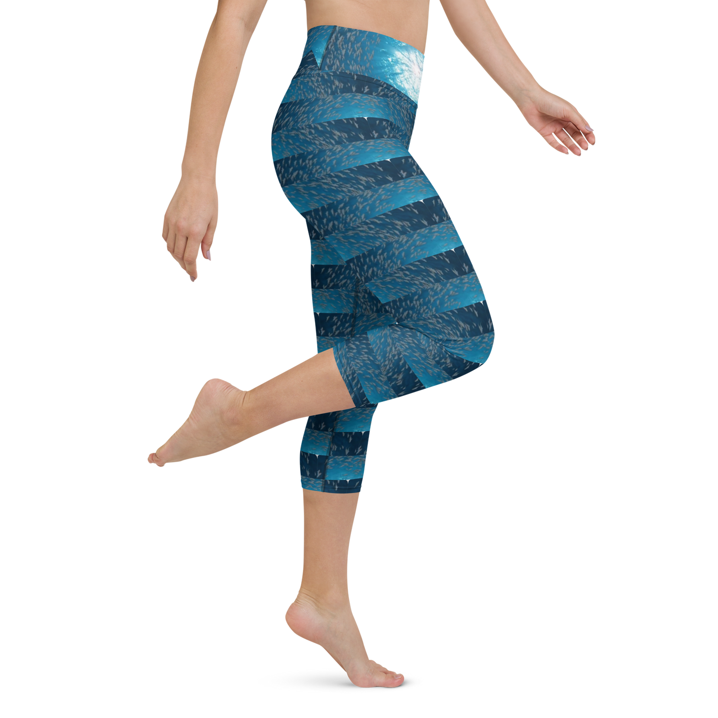 Art meets activewear! These yoga leggings are super soft, stretchy, and ultra-comfortable. Each pair crafted for both yoga sessions and everyday style, is precision-cut and hand-sewn after printing, offering a four-way stretch for optimal flexibility whilst the raised waistband ensures a secure fit and the smooth microfiber yarn of the blend of premium polyester and spandex adds to its comfort. All in all; just quality craftsmanship!