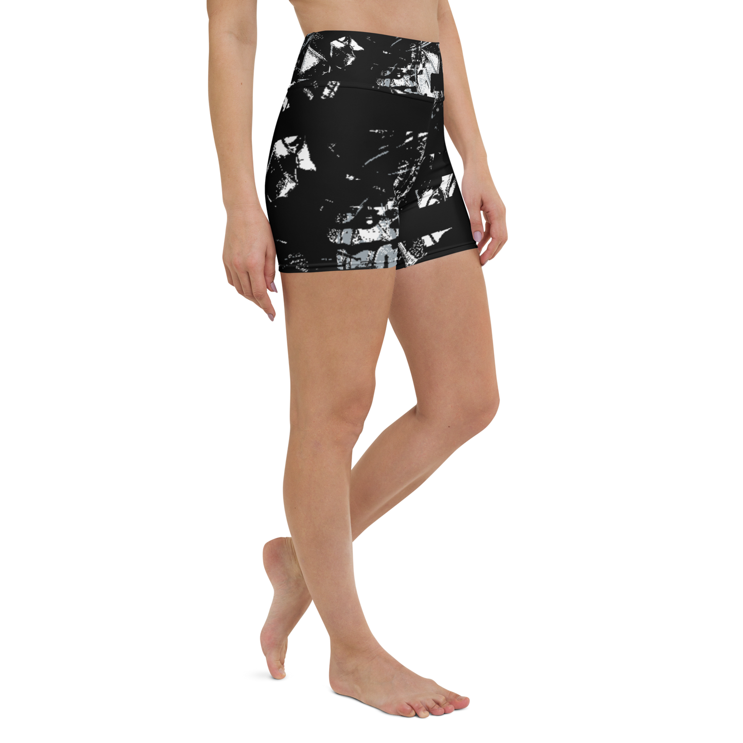 Made from a blend of 82% polyester and 18% spandex, these yoga shorts boast a soft microfiber yarn that offers a luxurious feel against your skin, ensuring maximum comfort. Engineered with a triangle-shaped gusset crotch and flat seam cover stitch, beats.cali yoga shorts offer optimal flexibility and durability. beats.cali yoga shorts represent the ideal mix of affordability and quality, providing a stylish, functional, and exclusive choice without sacrificing comfort or performance.