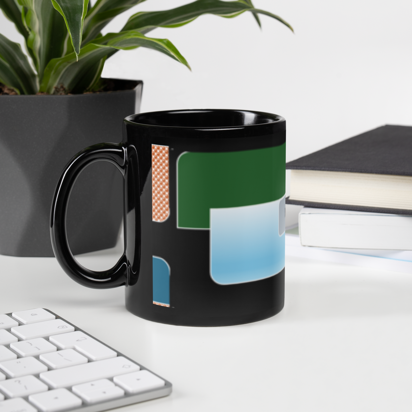 Black Glossy Mug