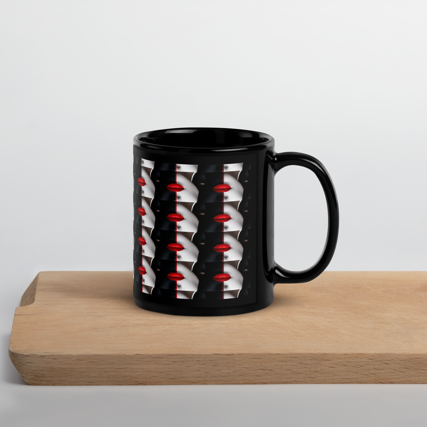 Black Glossy Mug