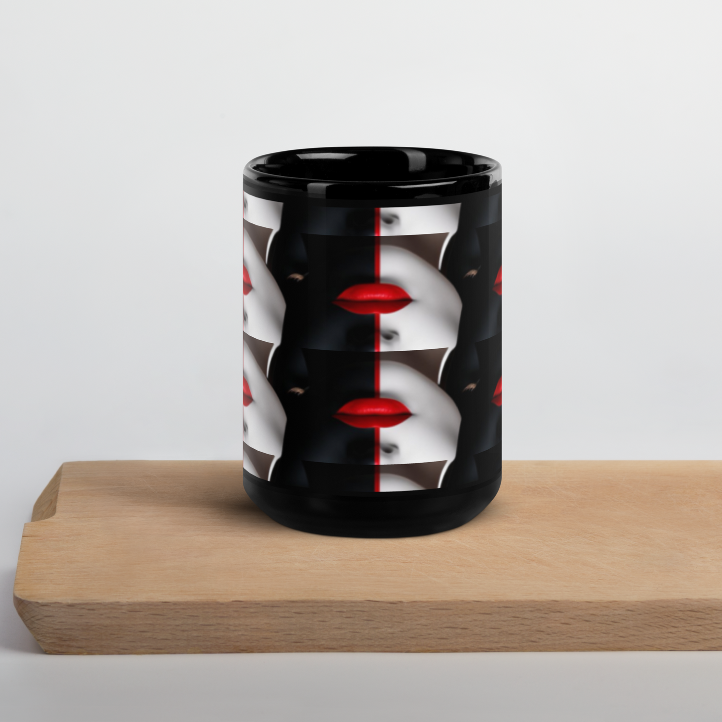 Black Glossy Mug