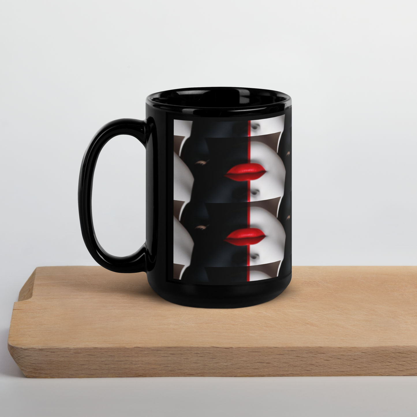 Black Glossy Mug