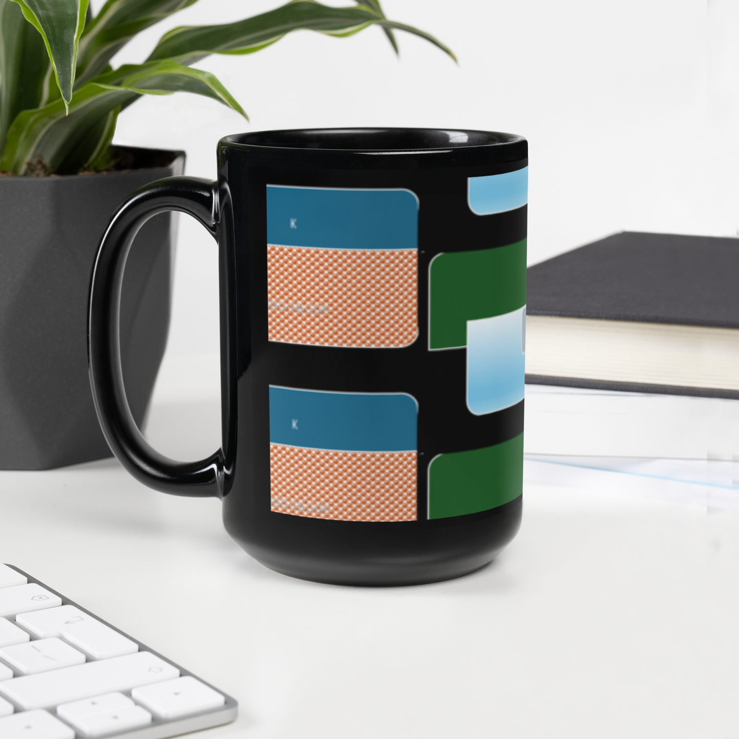 Black Glossy Mug